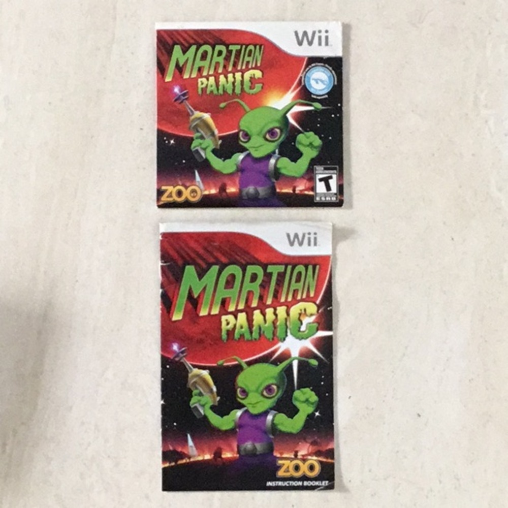 Martian Panic Wii Game Mutant Aliens Mutants Alien Shooter Arcade